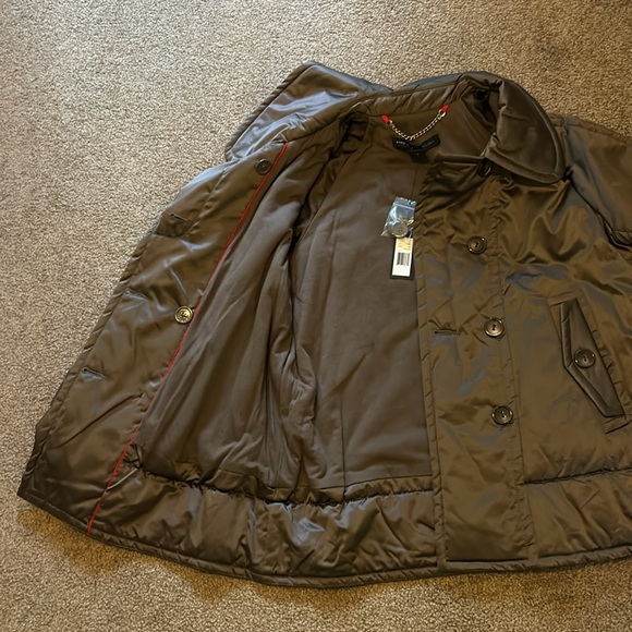 NWT Marc by Marc Jacobs 3/4 sleeve satin puffer double breasted jacket - Picture 9 of 9